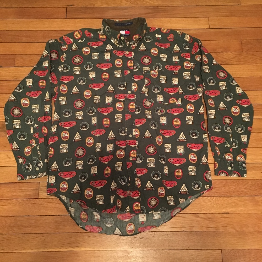 VINTAGE TOMMY HILFIGER DESIGN BUTTON DOWN